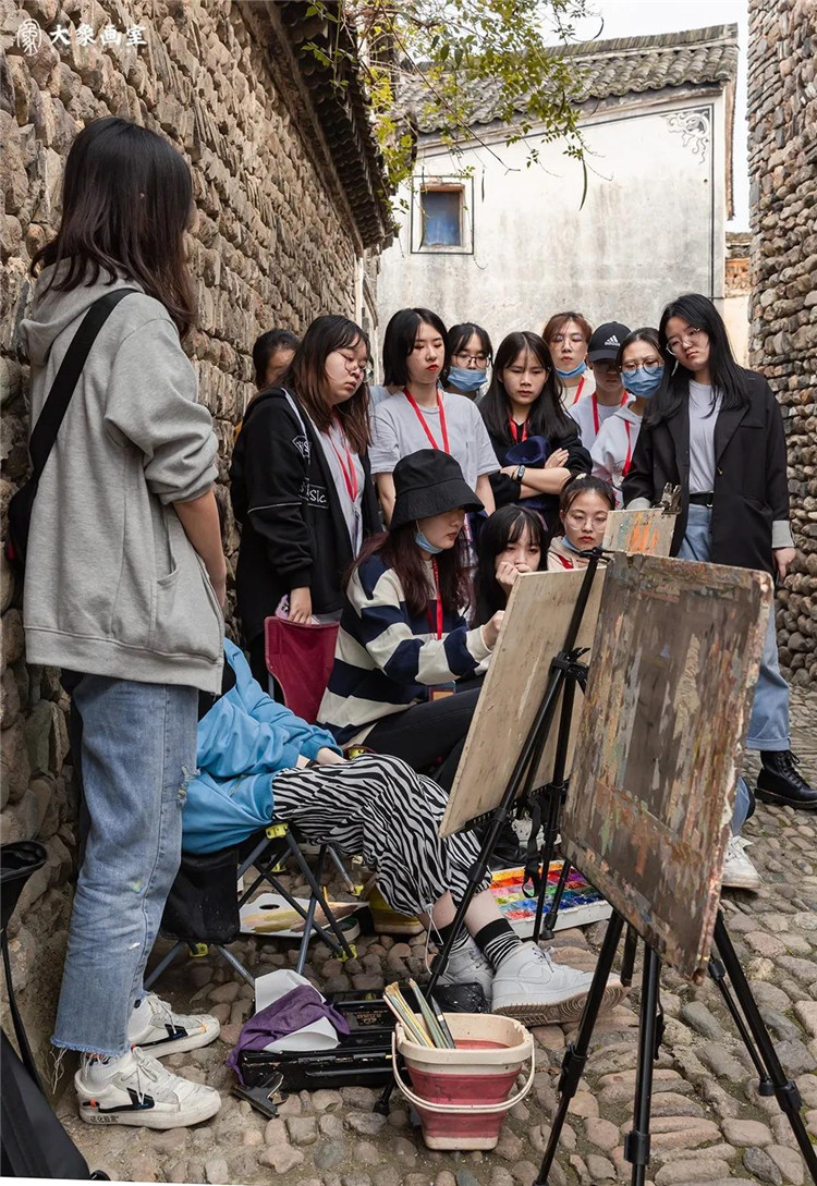 美术写生培训｜ 探寻龙门，用画笔诠释秋意正浓的水乡古镇